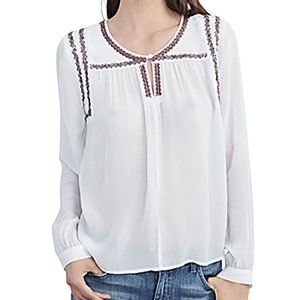 Velvet by Graham & Spencer Julia Embroidered Top